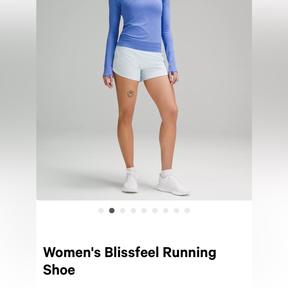 Lululemon Women's Blissfeel Running Shoe - Cream and Purple - Picture 8 of 12